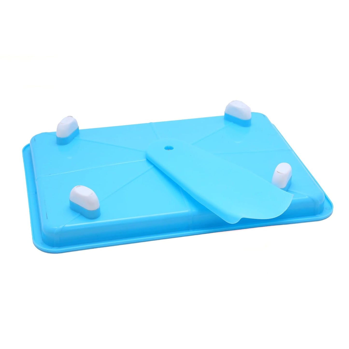 Durochef Smart Sink Stainless Steel Dish Drying Rack with Drainboard, Wire Basket Design, Blue Tray, Kitchen Counter
