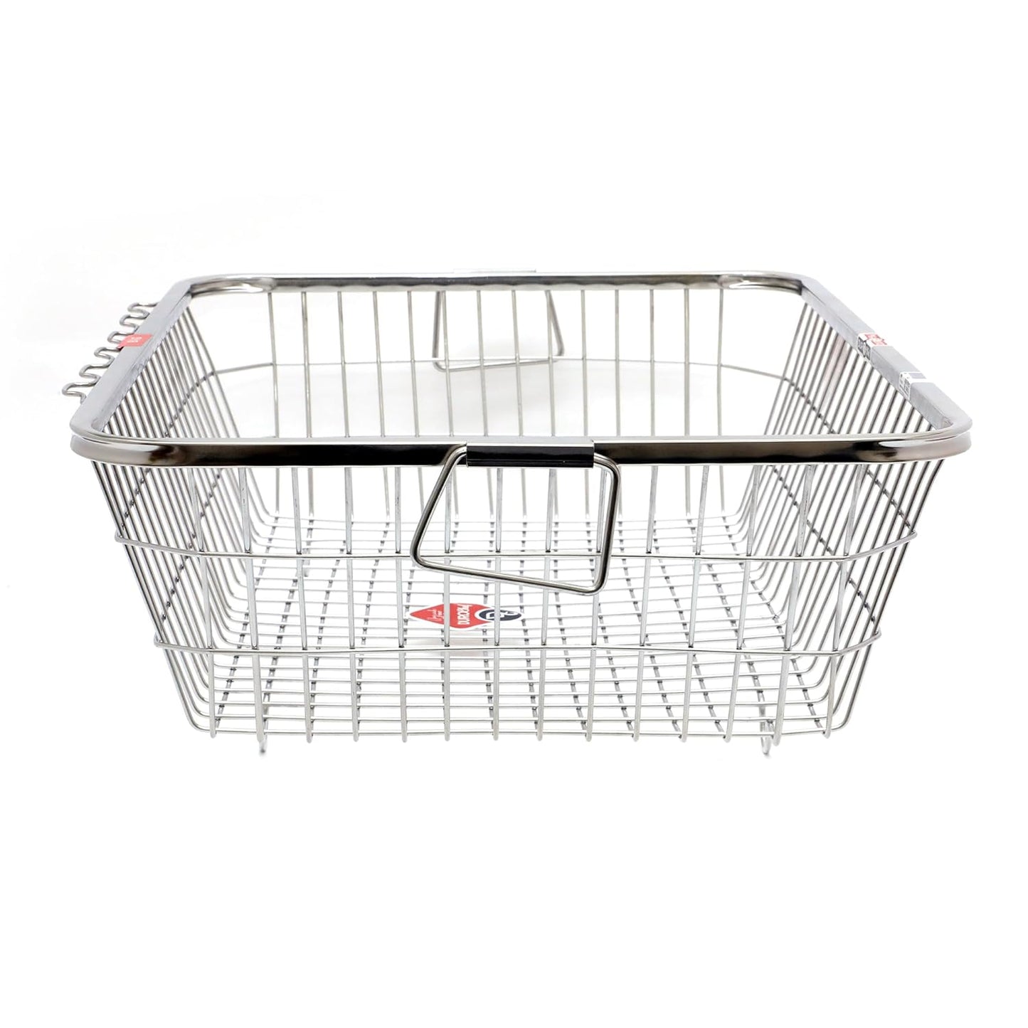 DuroChef ECODRYRACK Wire Storage Basket, Stainless Steel, Large Rectangular Kitchen Organiser (Big - 18 X 24 IN)