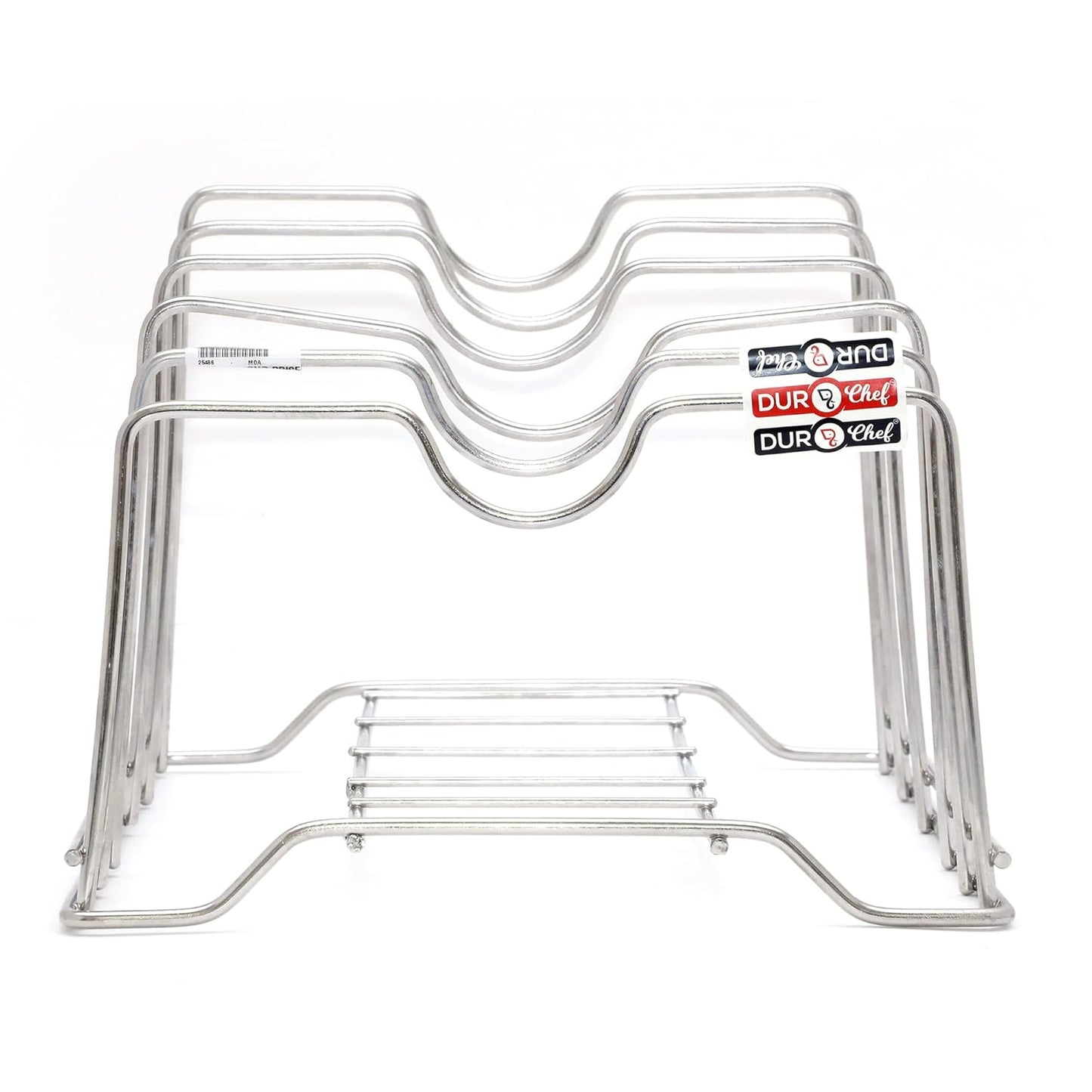 Druochef Pan Stand, Stainless Steel, 5-Rack Kitchen Organiser
