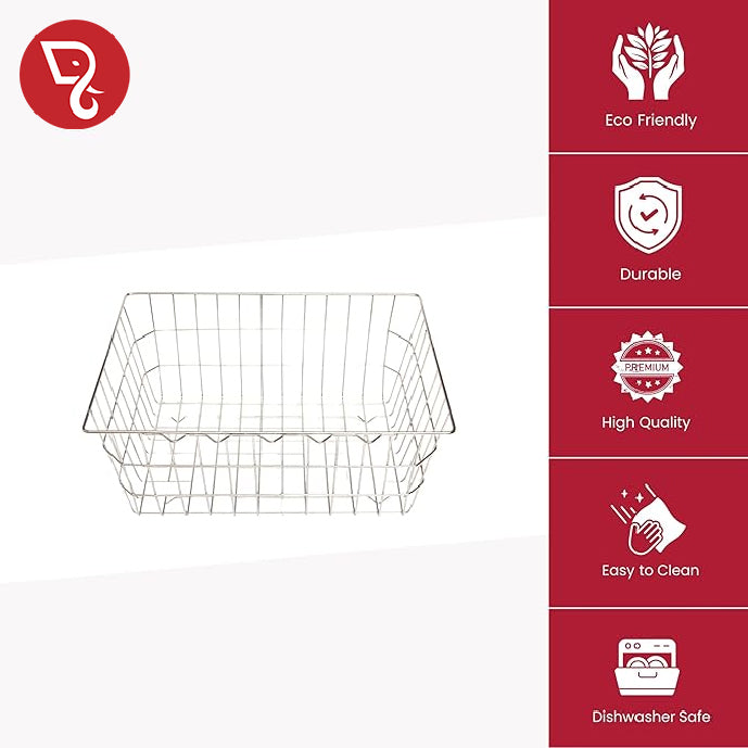 Stainless Steel Dish Drainer/Kuda/Rack/Stand with Detachable Drip